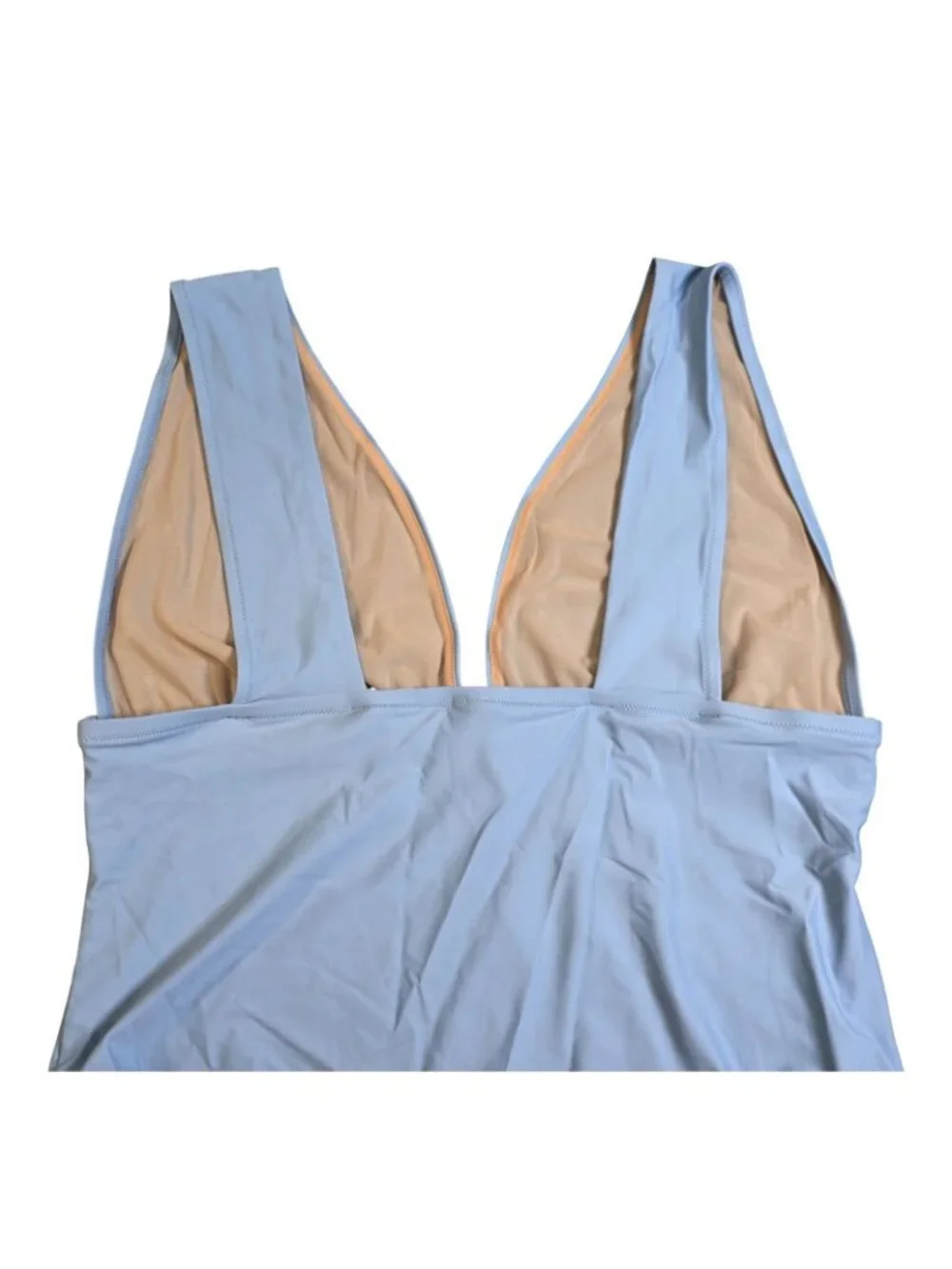 NWT Women's - J. Crew V-Neck One-Piece Swimsuit Blue Mist, Size 22